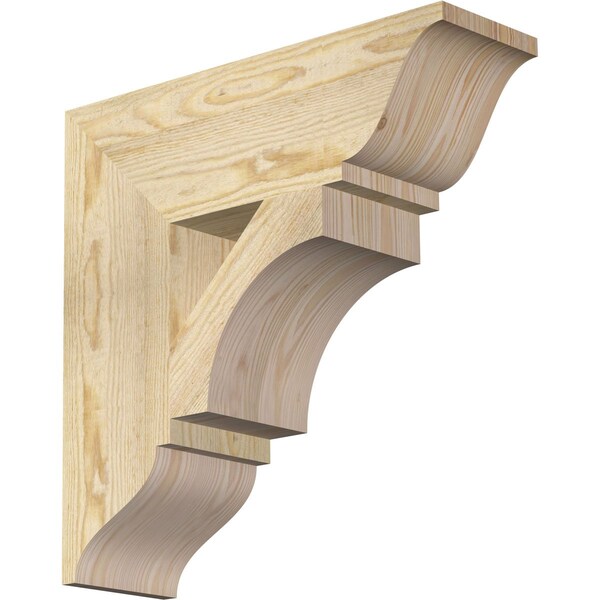 Ekena Millwork Westlake Traditional Rough Sawn Bracket, Douglas Fir, 6"W x 20"D x 20"H BKT06X20X20WTL01RDF - main